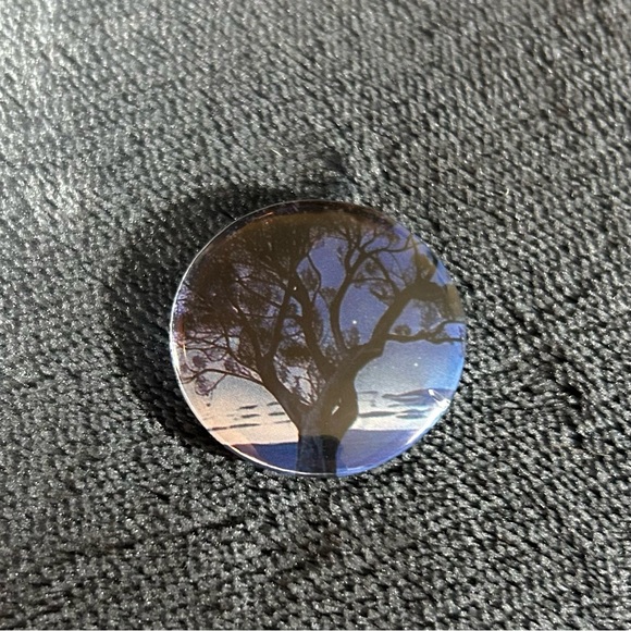 Tree Reflection - 3 Button Set (Handmade) - Picture 5 of 8